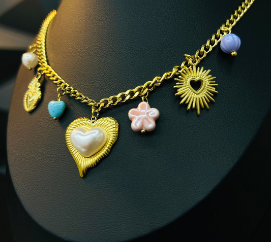 Collar de corazón
